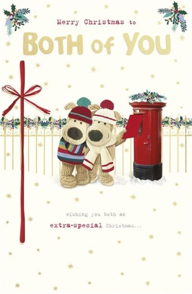 image 1 of Boofles Posting Letter To Both Of You Christmas Card