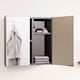 image 2 of Bath Vida Tiano Stainless Steel Mirrored Double Wall Mounted Bathroom Cabinet | Chrome | Stainless Steel | 1
