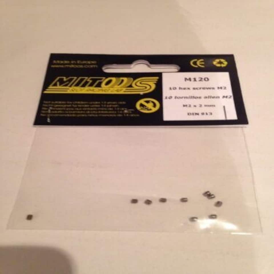 image 1 of Mitoos M120 M2 Allen Screws x 10 -New
