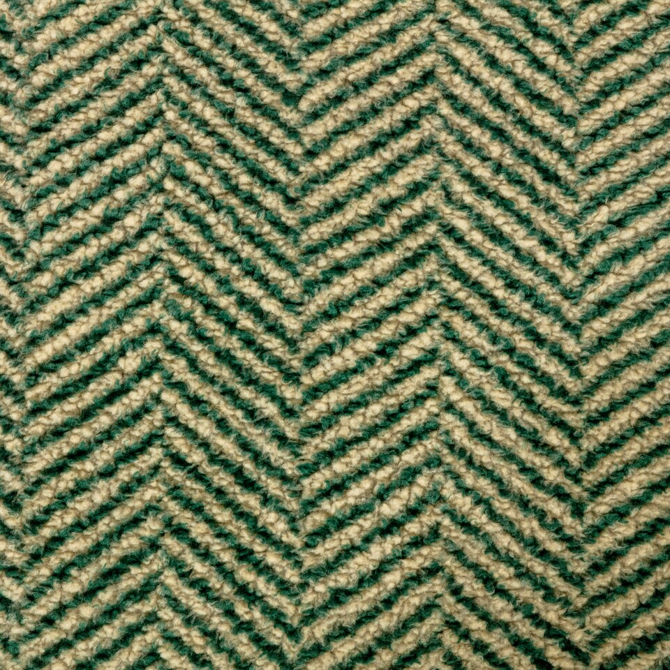 image 1 of Fleece Green Herringbone Deep Duvet Large