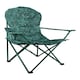 image 1 of Mountain Warehouse Deluxe King Chair with Cup Holder Padded Outdoor Furniture Green | Light Khaki