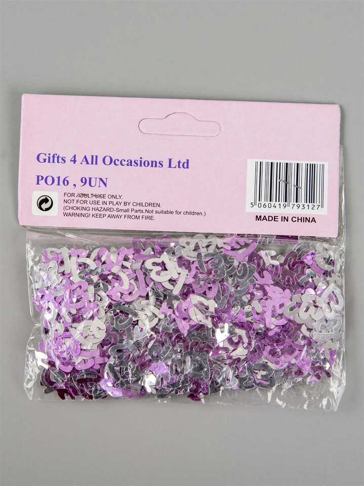 image 1 of 2 x 14g 13th Happy Birthday Pink Party Confetti