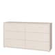 image 4 of Alice Springs 6 Drawer Wide Chest with Push-to-Open Drawers in Sand