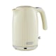 image 1 of GEEPAS 1.7L Electric Kettle 3000W- Cream, Fluted