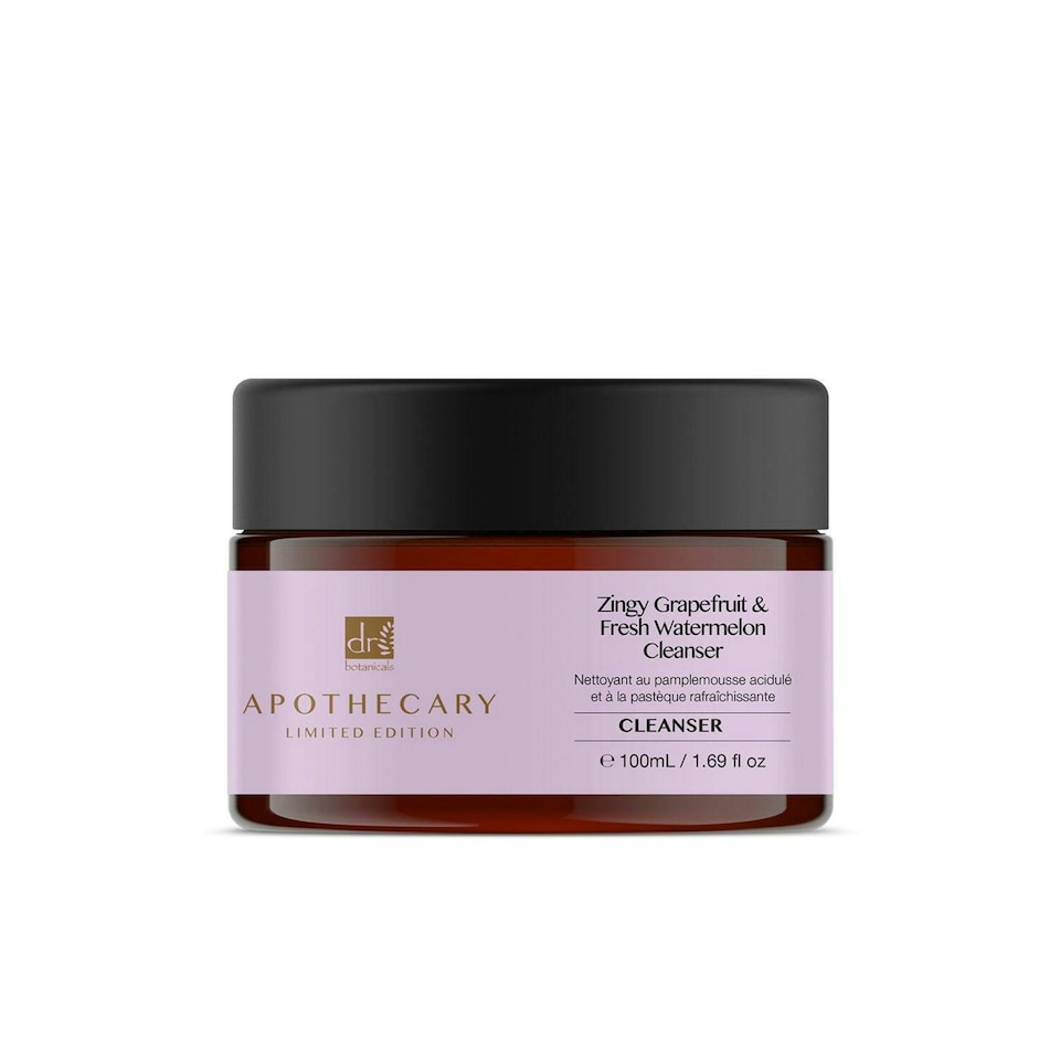 image 1 of Dr Botanicals Zingy Grapefruit & Fresh Watermelon Cleanser 100ml
