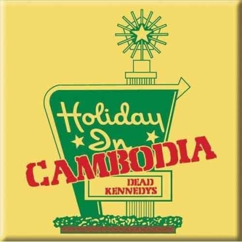image 1 of Dead Kennedys Fridge Magnet: Holiday in Cambodia - DKMAG02