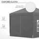 image 5 of Outsunny 3mx3m Pop Up Gazebo Party Tent Canopy Marquee with Storage Bag Grey
