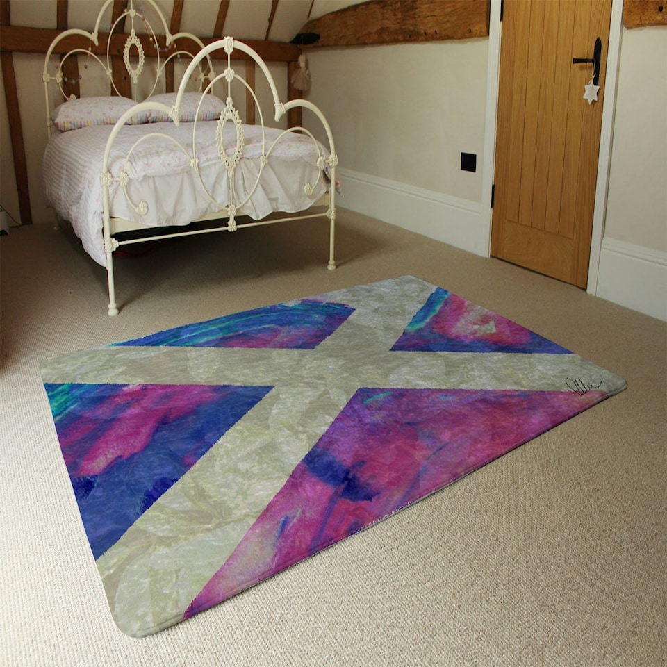 image 1 of Scotland Flag (Rug) Multi | Medium: 80x150cm