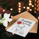 image 4 of Special Stick Man Red Balloon Simple Nephew Birthday Card