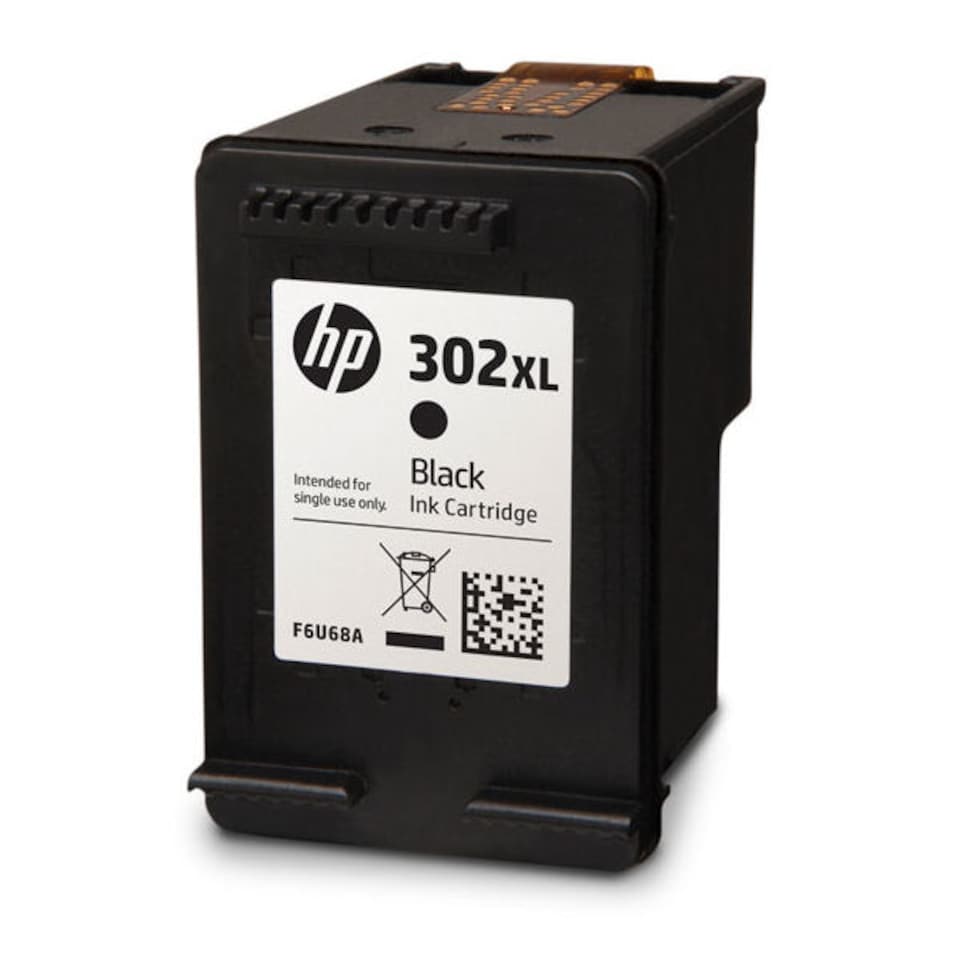 image 1 of 2x HP 302XL Black Genuine Ink Cartridges