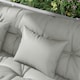 image 8 of Outsunny Outdoor Seat Cushions Back Cushion with 2 Pillows, Water Repellent Seat Pads for 3-Seater Chair, Swing, Sofa 