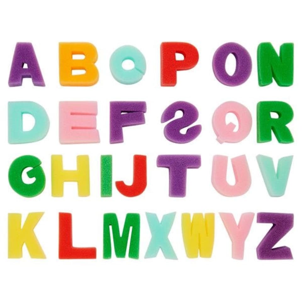 image 1 of A-Z Sponge Alphabets by Crafty Bitz