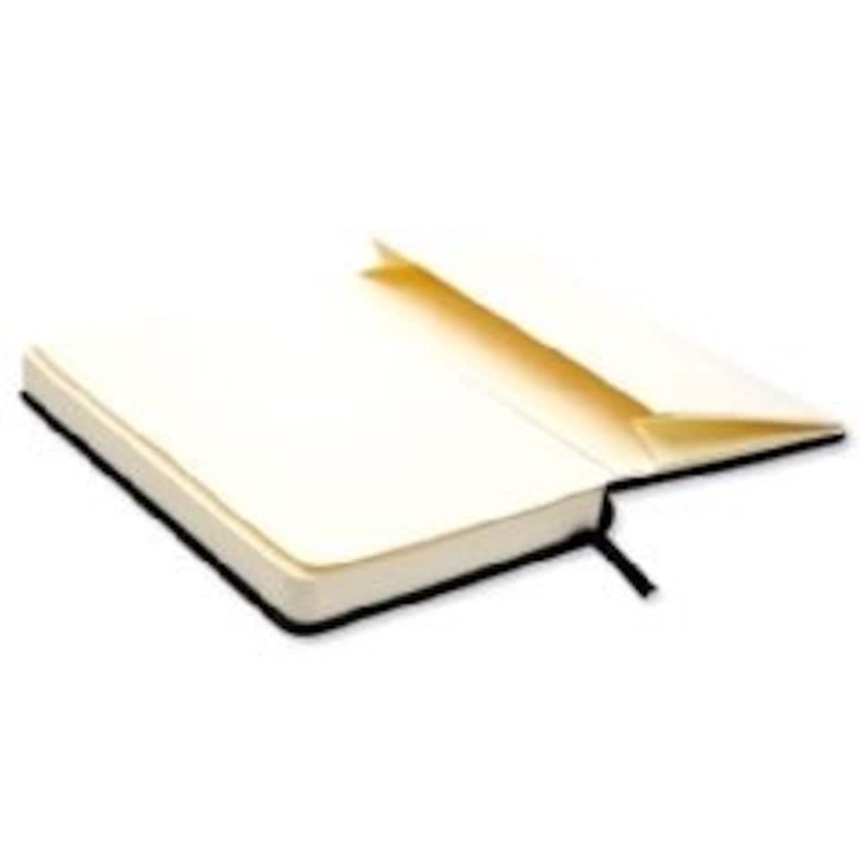 image 1 of Silvine Executive Soft Feel Pocket Notebook Ruled with Marker Ribbon 160pp 90gsm 143x90mm Black 196BK