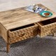 image 4 of Zenon Light Mango Wood Coffee Table with 2 Drawers Brown