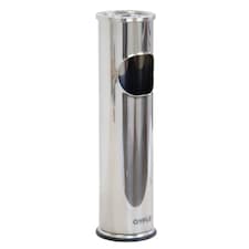 Free Standing Stainless Steel Ashtray Cigarette Rubbish Bin