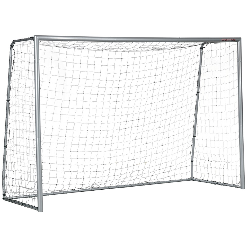 image 1 of SPORTNOW 10ft x 6.5ft Football Goal, Football Net for Garden, Training Goal with Ground Stakes, Steel Frame