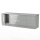 image 6 of Windsor 2 Door 2 Drawer Wide TV Unit in Grey Gloss & Dusk Grey (Ready Assembled) | Grey | Grey Gloss / Dusk Grey