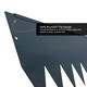 image 6 of Metal Garden Border Edging 1m Saw Tooth Spikes - Set of 5 | Grey | Grey