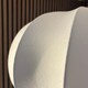 image 9 of CGC Lighting Natalia Cloud Dancer White Oval Distressed Silk Lampshade