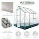 image 8 of Outsunny Walk-in Greenhouse Garden Polycarbonate Aluminium w/ Window