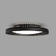image 2 of Dolme LED Flush Ceiling Light Black