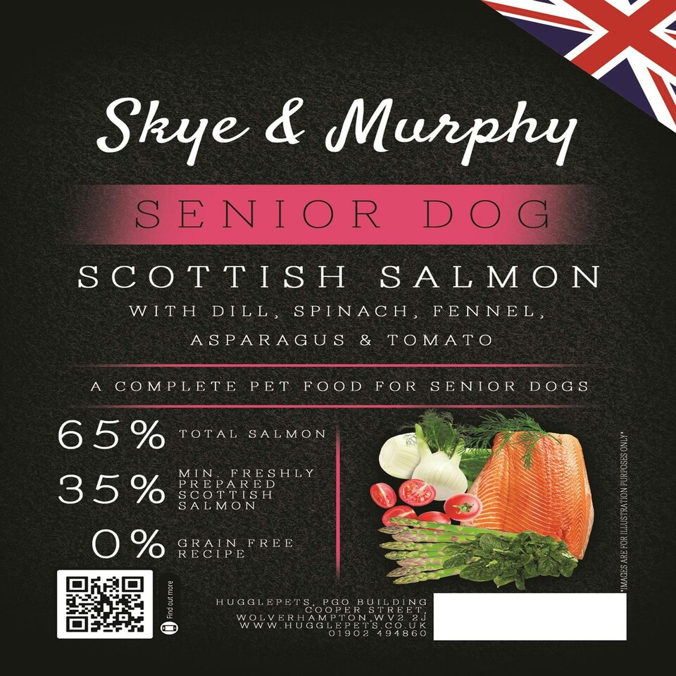 image 1 of Skye & Murphy Superfood 65 Scottish Salmon Senior - 2kg