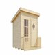 image 2 of Flipp-Log Cabin, Wooden Garden Room, Timber Summerhouse, Home Office - L230 x W190.6 x H188.1 cm Brown