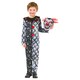 image 2 of Bristol Novelty Childrens/Kids Sinister Clown Monochrome Costume - Black/White/Red - 7-8 Years 7