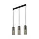 image 2 of Nordlux Miella Indoor Rail Light Black Glass E27 Fluted - Mains Powered, IP20