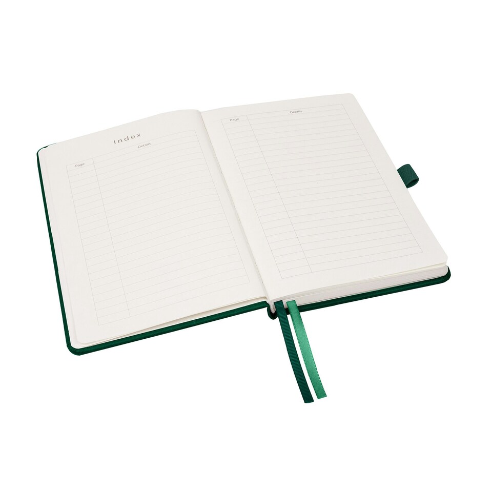 image 1 of Notes London A5 Italian Styled Moretti Notebook Green