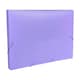 image 1 of Pack 10 Pastel Purple A4 Elastic Closure Box Files