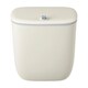 image 2 of Living and Home 12L Hanging Rubbish Bin for Kitchen Bathroom With Lid | Cream