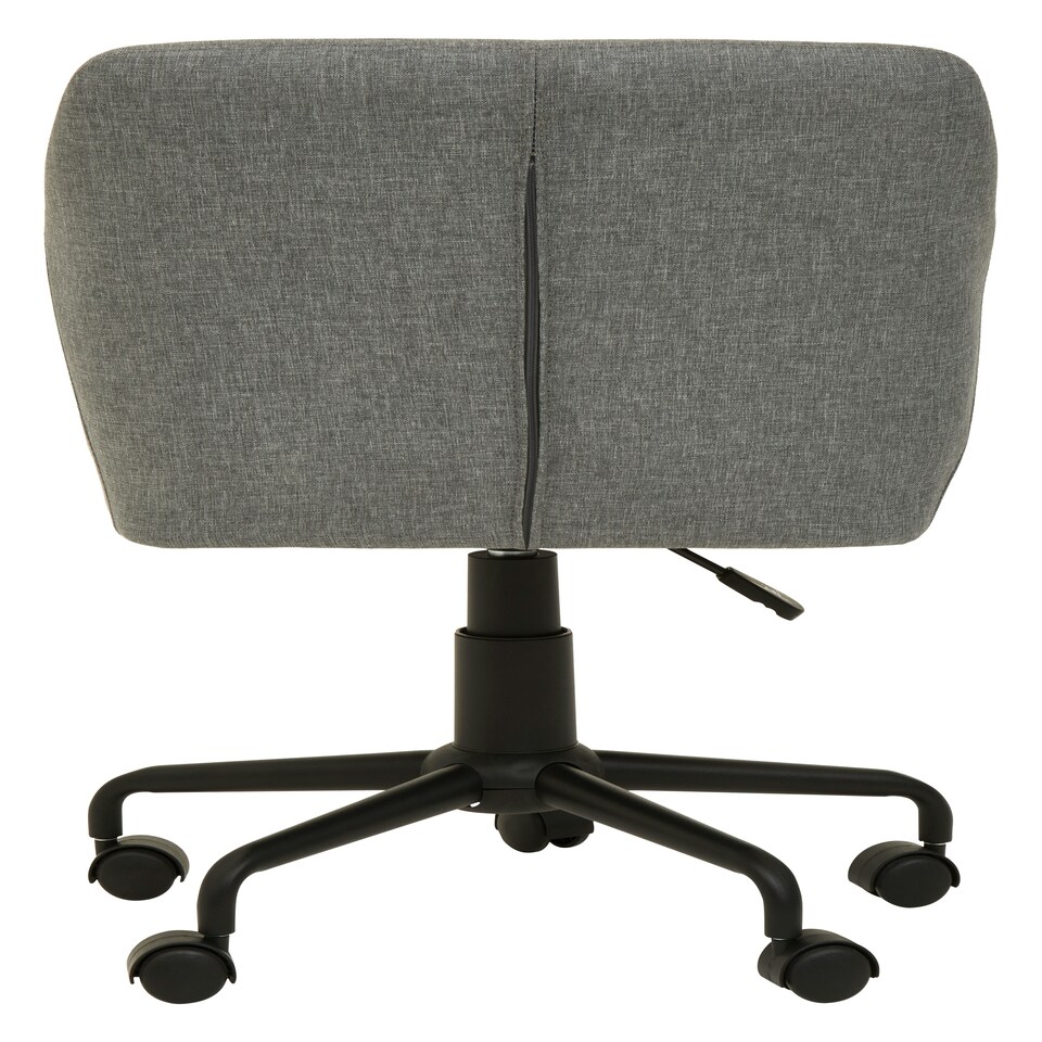 image 1 of Interiors by Premier Brent Tufted Grey And Black Home Office Chair