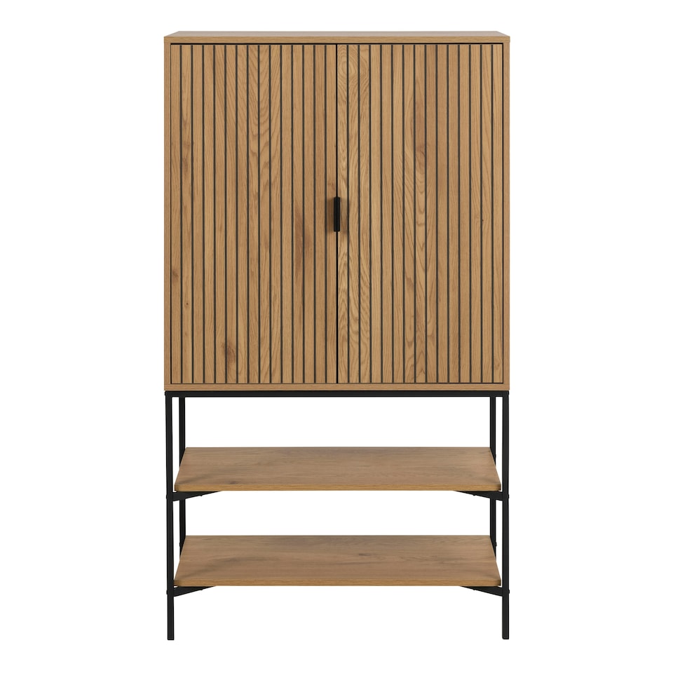 image 1 of Jaipur Cabinet with 2 doors in Wild Oak