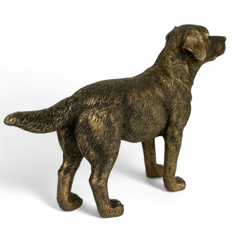 image 1 of Labrador Dog figurine, Leonardo Reflections Bronzed, gift boxed