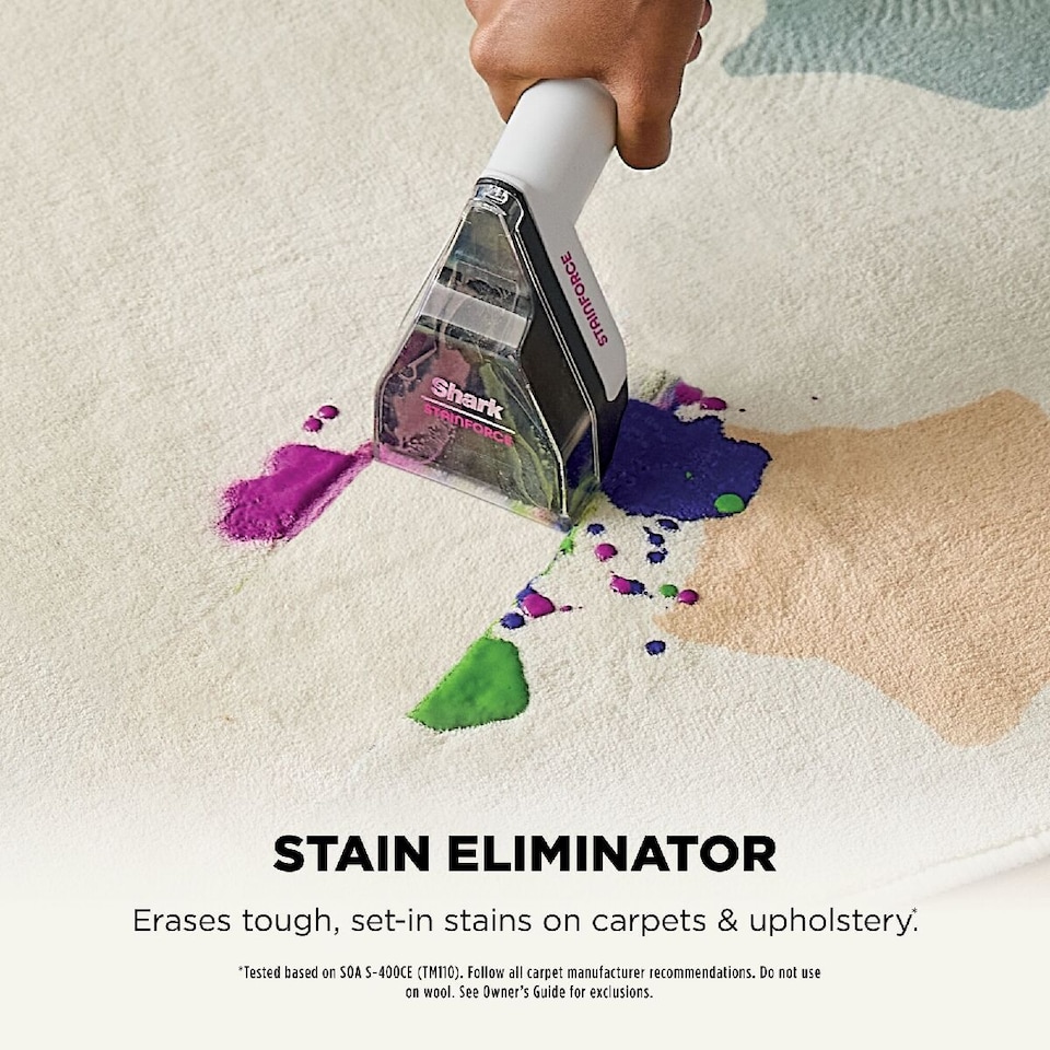image 1 of Shark EveryMess Portable 3-in-1 Stain Eliminator, Wet Vac & Dry Vac VX110UK Blue