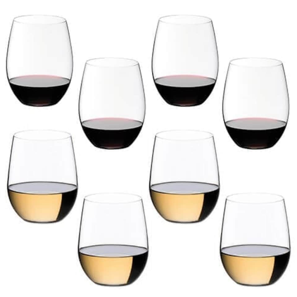 image 1 of Riedel O Set of 8 Cabernet / Merlot & Viognier / Chardonnay Wine Glasses