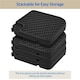 image 6 of Yaheetech 4 Piece Water or Sand Filled Patio Umbrella Base Stand-Black | Black | Black | 1