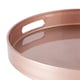 image 4 of Argon Tableware Round Serving Tray - 33cm - Rose Gold Pink