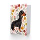 image 2 of Greeting Card Dachshund Sausage Dog Lover Floral Watercolour Birthday