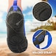 image 3 of GEEZY Unisex Black And Blue Neoprene Slip On Aqua Shoes