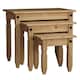 image 6 of Vida Designs Corona Set of 3 Nest of Tables Sofa Side End Table, Solid Pine Wood