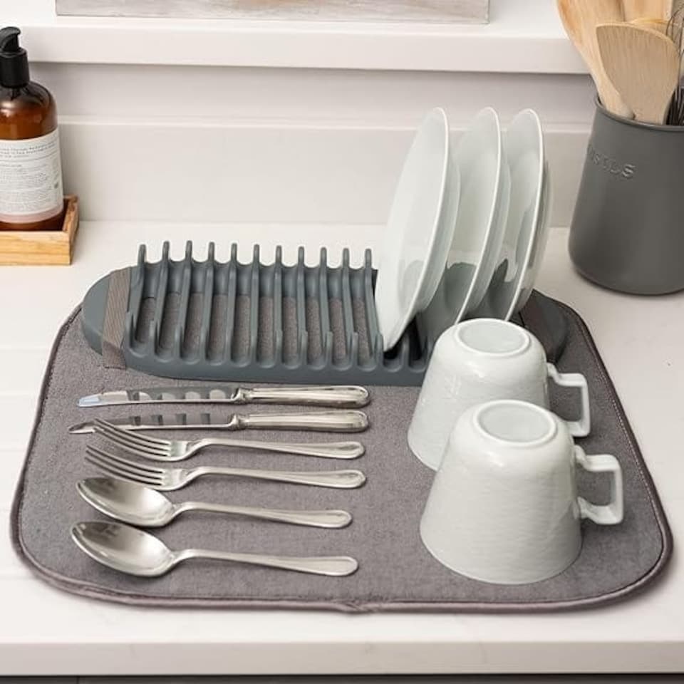 image 1 of Addis Microfibre Drying Plate Rack
