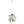 White, BHS Sputnik 9 Light Pendant, White White | White