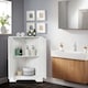 image 8 of COSTWAY Corner Bathroom Storage Cabinet Display Unit
