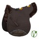 image 4 of Rhinegold Luxe Fur Vented Numnah Brown | Colour: Brown/Natural
Size: Cob