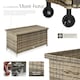 image 3 of Storage Box Kiruna - rattan garden furniture cushion storage 120 x 55 x 61.5 cm | Cream | nature | 121 x 56 x 60 cm | 1