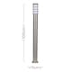 image 7 of ValueLights 4 Pack Outdoor Stainless Steel Wired Bollard Lantern Light Posts