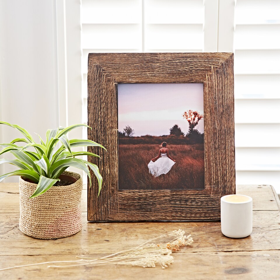 image 1 of Natural Mango Wood Photo Frame