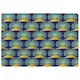 image 1 of Egyptian style motif (Rug) Blue | Small: 60x110cm